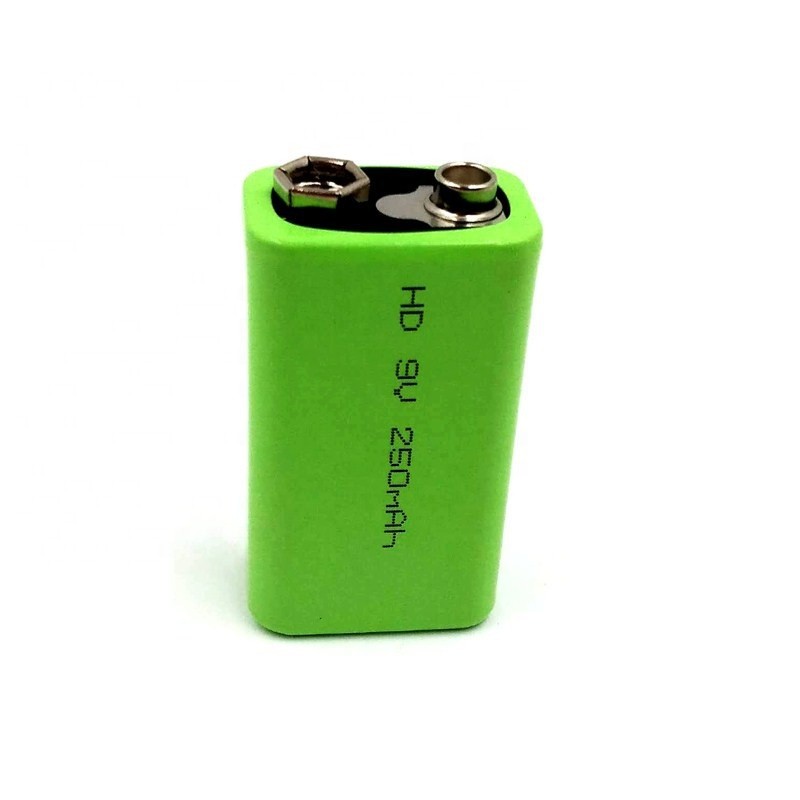 NiMH Battery Supplier - OEM 9V 250mAh Rechargeable Battery