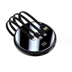 Mobile Power Supplier - OEM 10000mAh Circular Mirror Display