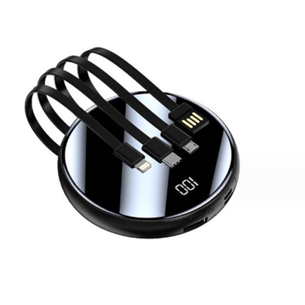 Mobile Power Supplier - OEM 10000mAh Circular Mirror Display