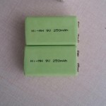 NiMH Battery Supplier - OEM 9V 250mAh Rechargeable Battery