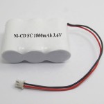 NiCd Battery Factory - OEM 3.6V 1900mAh Emergency Lighting