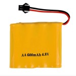 NiCd Battery Supplier - OEM 4.8V 600mAh RC Toys Pack
