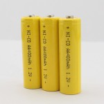 NiCd Battery Factory - OEM 1.2V 400mAh Solar Light Battery