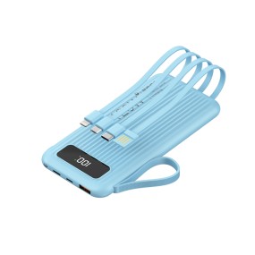 Power Bank Manufacturer - OEM PD20W 10000mAh Built-in Cable