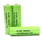 NiMH Battery Factory - OEM 1.2V 400mAh Solar AA Battery
