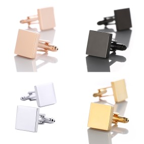 Cufflinks Factory - Square Blank Steel OEM