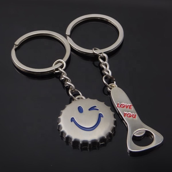 Keychains Factory - Smiling Face Zinc Alloy OEM