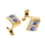 Cufflinks Factory - Gold Plated Crystal OEM