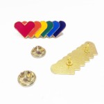 Lapel Pins Manufacturer - Rainbow Love Enamel