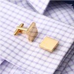 Cufflinks Factory - Square Blank Steel OEM