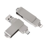USB Flash Drive Supplier - OEM OTG Metal Swivel USB 3.0