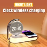 Wireless Charger Factory - OEM 15W Smart Bedside Alarm Clock