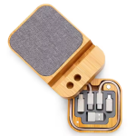 Wireless Charger Supplier - OEM Bamboo Multi Function 15W