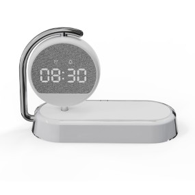 Wireless Charger Factory - OEM 15W Smart Bedside Alarm Clock