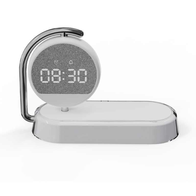 Wireless Charger Factory - OEM 15W Smart Bedside Alarm Clock