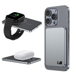 Magnetic Power Bank Supplier - OEM 3-in-1 10000mAh Ultra Slim