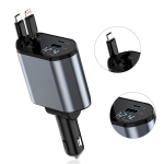 Car Charger Factory - OEM CASUN PD120W 4-in-1 Retractable
