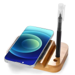 Wireless Charger Supplier - OEM Bamboo Multi Function 15W