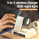Wireless Charger Manufacturer - OEM 15W Alarm Clock RGB Light