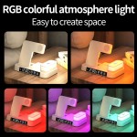 Wireless Charger Manufacturer - OEM 15W Alarm Clock RGB Light