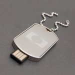 USB Flash Drive Factory - OEM Metal Dog Tag Key Ring