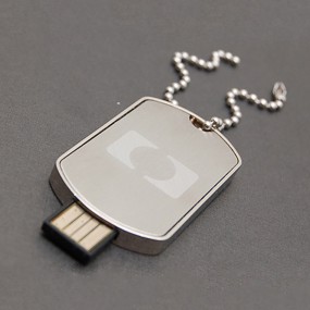 USB Flash Drive Factory - OEM Metal Dog Tag Key Ring