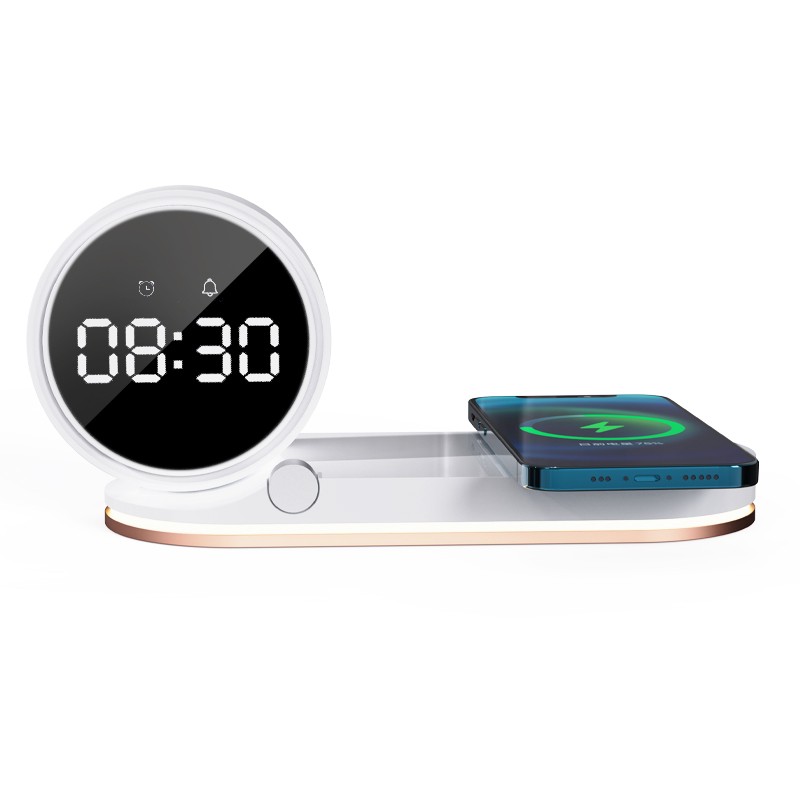 Wireless Charger Supplier - OEM 15W Alarm Clock Integrated