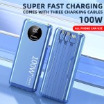 Power Bank Manufacturer - OEM 10000mAh 3-in-1 Self-contained Cable