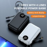 Power Bank Supplier - OEM 20000mAh 22.5W Slim Built-in Cable