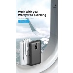 Power Bank Supplier - OEM 10000mAh Built-in Cable 4 Output