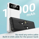 Power Bank Factory - OEM 20000mAh 4-in-1 Built-in Cable