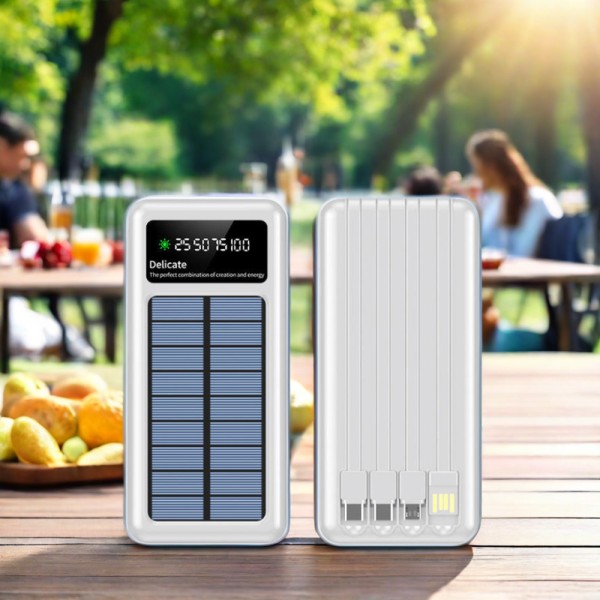 Solar Power Bank Factory - OEM 10000mAh Smart Slim Fast Charging