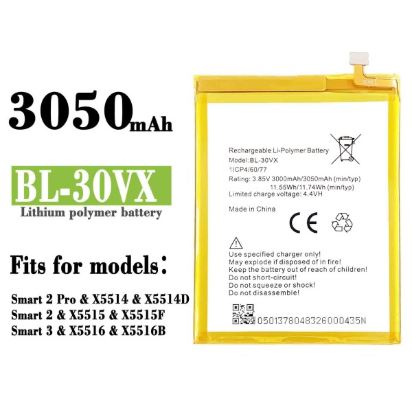 Mobile Battery Factory - OEM BL-49FX 5000mAh Infinix Hot8