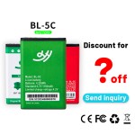 Mobile Battery Supplier - OEM BL-5C 3.7V 1150mAh Nokia