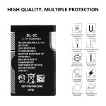 Mobile Battery Supplier - OEM BL-4C 3.7V 890mAh Nokia