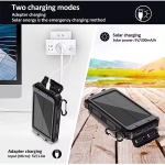 Solar Power Bank Manufacturer - OEM 10000mAh 4 Cables Cell Phone