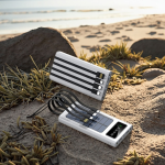 Solar Power Bank Manufacturer - OEM 10000mAh Built-in Cables All Phone