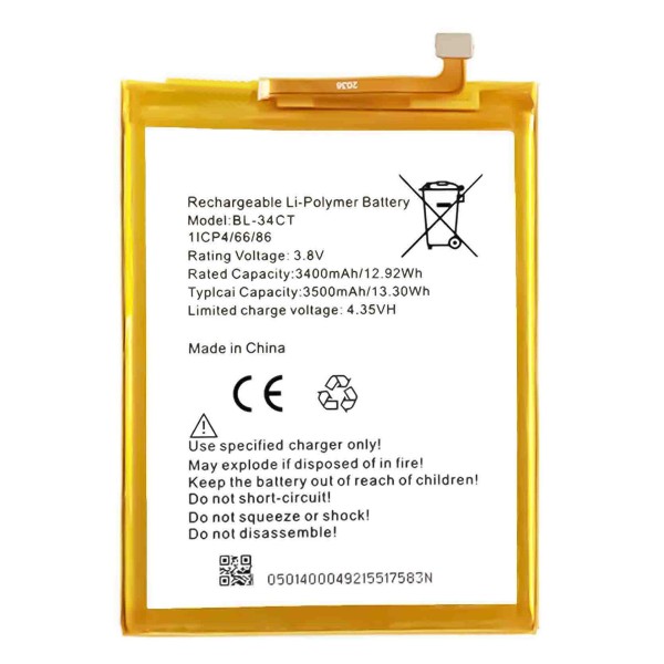 Mobile Battery Manufacturer - OEM BL-32AT 3200mAh Tecno