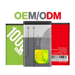 Mobile Battery Manufacturer - OEM BL-5C 3.7V 1200mAh Nokia