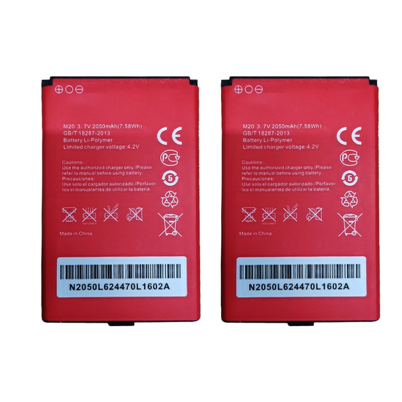 Mobile Battery Manufacturer - OEM 3.7V 2050mAh M20 Mifi