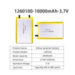 Polymer Battery Factory - OEM 1260110 7000-10000mAh