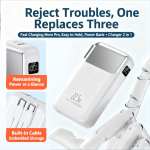 Power Bank Manufacturer - OEM 20000mAh 3-in-1 Outdoor Charger