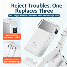 Power Bank Manufacturer - OEM 20000mAh 3-in-1 Outdoor Charger