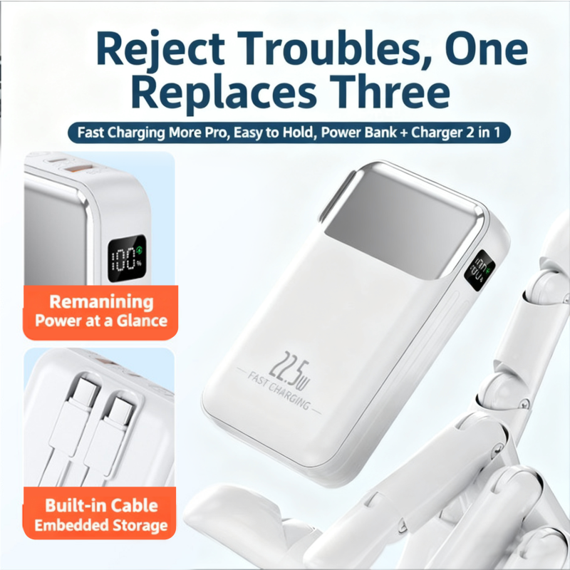 Power Bank Manufacturer - OEM 20000mAh 3-in-1 Outdoor Charger