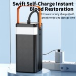 Power Bank Manufacturer - 100000mAh Solar 4 Cable