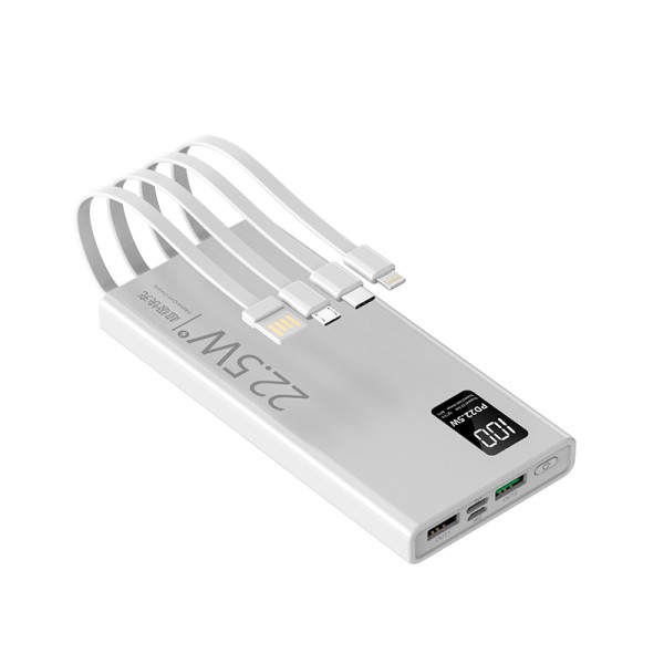 Power Bank Factory - Ultra-Thin 10000mAh Four Cable