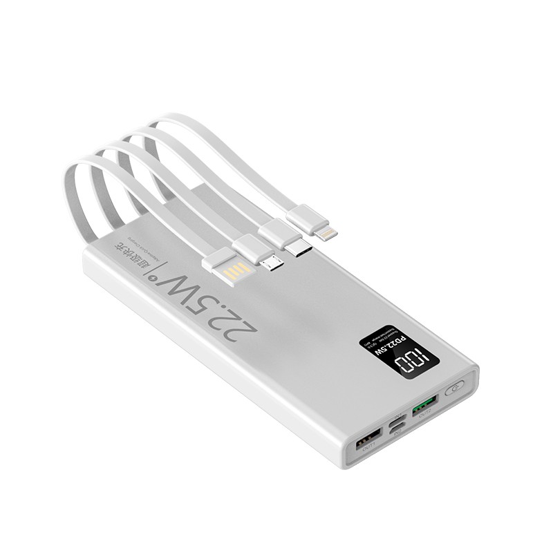 Power Bank Factory - Ultra-Thin 10000mAh Four Cable