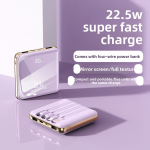 Power Bank Factory - Built-in Cable Mirror 20000mAh