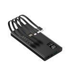 Power Bank Manufacturer - 10000mAh 4 Built-in Cable