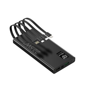 Power Bank Manufacturer - 10000mAh 4 Built-in Cable